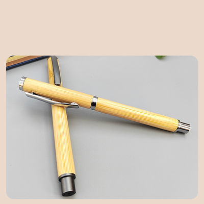 Office School Pen Bamboo Unisex Pens Plugs for Environmentally Friendly Signature