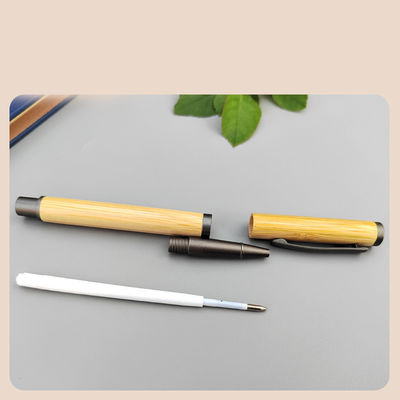 Office School Pen Bamboo Unisex Pens Plugs for Environmentally Friendly Signature