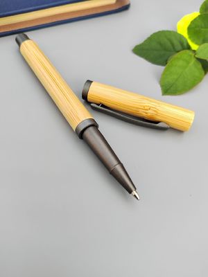 Office School Pen Bamboo Unisex Pens Plugs for Environmentally Friendly Signature