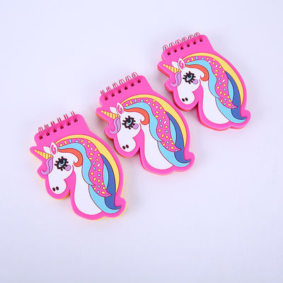 Creative Cartoon Design PVC Cover Loose Leaf Notepad for Portable Notetaking