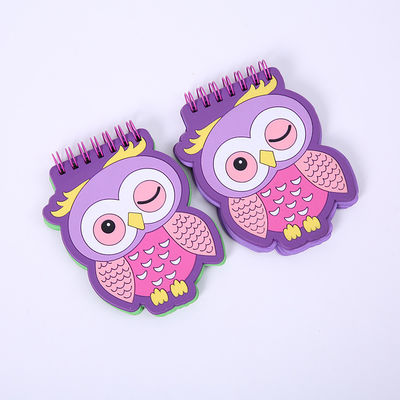 Creative Cartoon Design PVC Cover Loose Leaf Notepad for Portable Notetaking