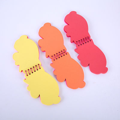 Creative Cartoon Design PVC Cover Loose Leaf Notepad for Portable Notetaking