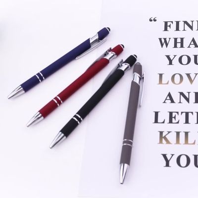 NO Erasable Ball Point Pen Writing Soft Touch Stylus with Custom LOGO Personalization