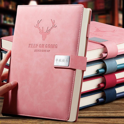 Personalized Custom Logo Pu Leather A5 Size Notebook Cover Custom Color and Promotion