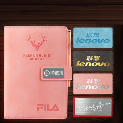 Personalized Custom Logo Pu Leather A5 Size Notebook Cover Custom Color and Promotion