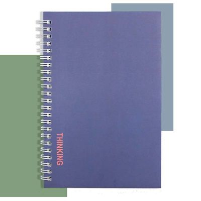 Customized Print Promotion A4 A5 School Notebook with Paper Cover and 60 Inner Sheets